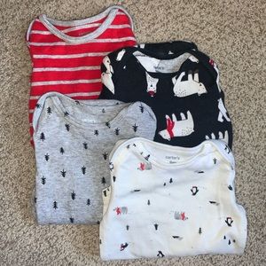 SALE!!! Christmas Bodysuit Pack baby boy